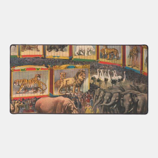 De John Robinson grootste, meest complete menageri Bureaumat (Voorkant)