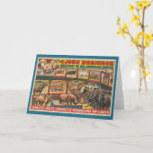 De John Robinson grootste, meest complete menageri Kaart (Gele Bloem)