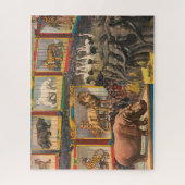 De John Robinson grootste, meest complete menageri Legpuzzel (Verticaal)