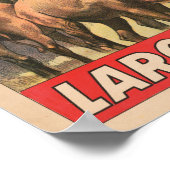 De John Robinson grootste, meest complete menageri Poster (Hoek)