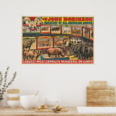 De John Robinson grootste, meest complete menageri Poster (Keuken)