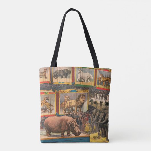 De John Robinson grootste, meest complete menageri Tote Bag (Achterkant)