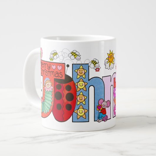 De Johnnie-mok Grote Koffiekop (Links)