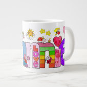 De Johnnie-mok Grote Koffiekop (Voorkant rechts)