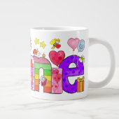 De Johnnie-mok Grote Koffiekop (Rechts)