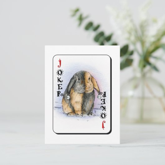 DE JOKER BRIEFKAART (Staand voorkant)