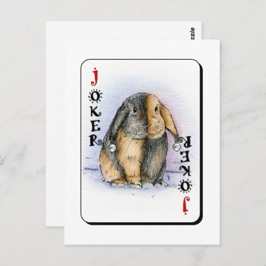 DE JOKER BRIEFKAART (Voorkant / Achterkant)