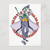 De Joker Cackles Briefkaart (Voorkant)