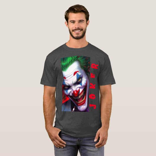 De Joker - Chaos en gelach T-shirt (Voorkant volledig)