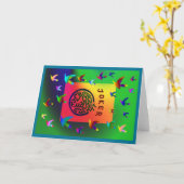 De joker droomt Notecards Kaart (Gele Bloem)