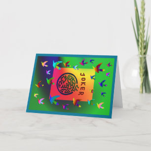 De joker droomt Notecards Kaart