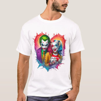 De Joker en Harlekijn  T-shirt