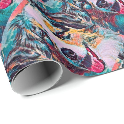 De joker is Wild Cadeaupapier (Rol Hoek)