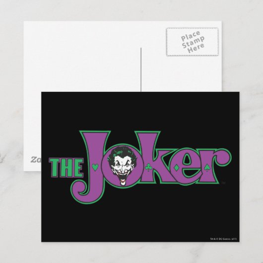 De Joker-Logo Briefkaart (Voorkant / Achterkant)