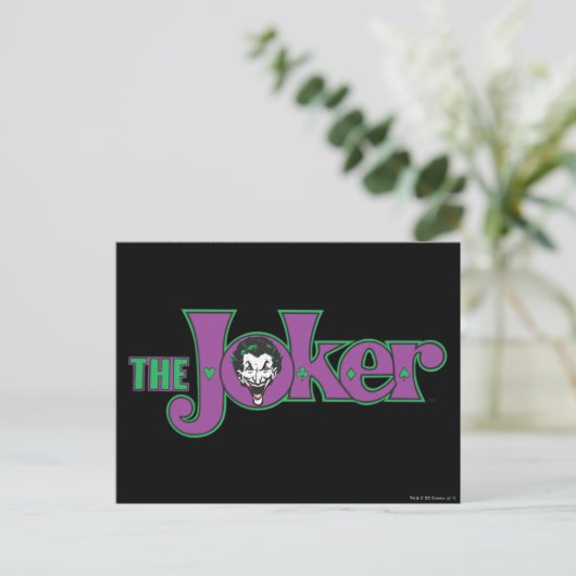 De Joker-Logo Briefkaart (Staand voorkant)