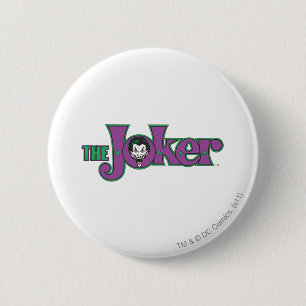 De Joker-Logo Ronde Button 5,7 Cm