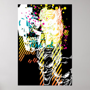 De Joker Neon Montage Poster