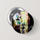 De Joker Neon Montage Ronde Button 5,7 Cm (Voorkant /achterkant)