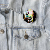 De Joker Neon Montage Ronde Button 5,7 Cm (In situ)