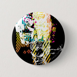 De Joker Neon Montage Ronde Button 5,7 Cm
