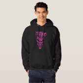 De joker roze hoodie (Voorkant volledig)