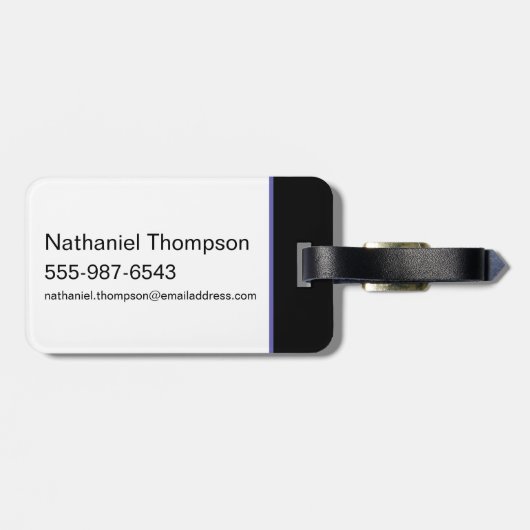 De Joker Scrapbook Foto Bagagelabel (Achterkant horizontaal)