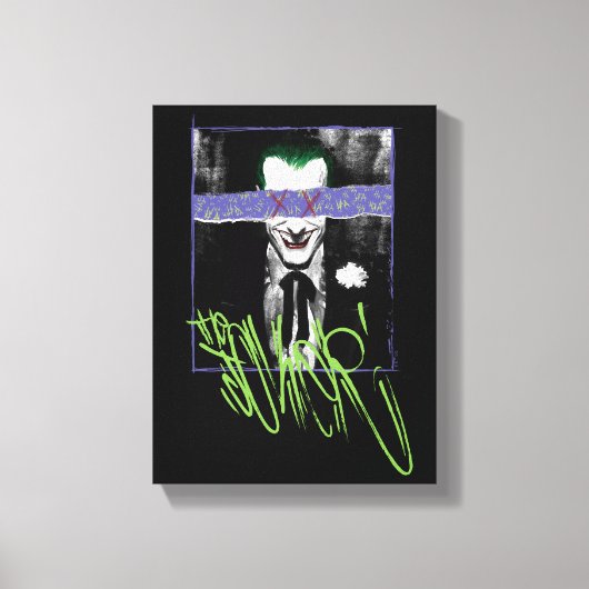 De Joker Scrapbook Foto Canvas Afdruk (Voorkant)