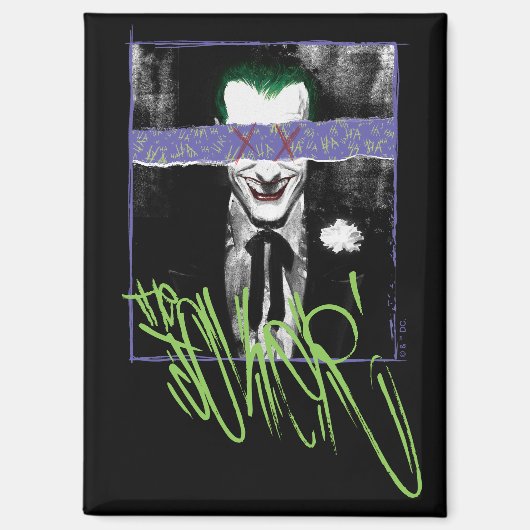 De Joker Scrapbook Foto Magneet (Voorkant)