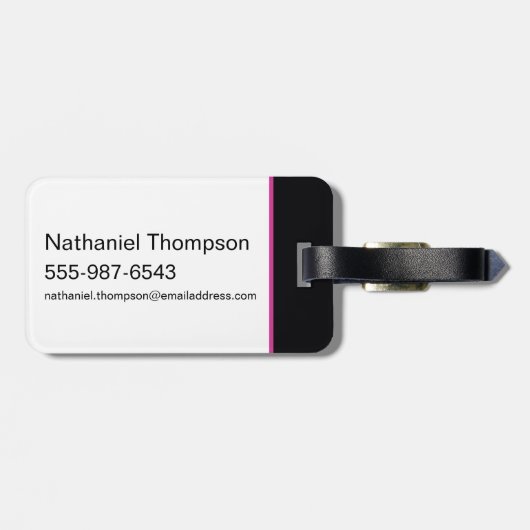 De Joker Scrapbook Lach Bagagelabel (Achterkant horizontaal)