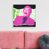 De Joker Scrapbook Lach Canvas Afdruk (Insitu (Woonkamer))