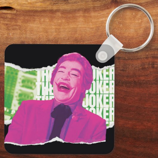 De Joker Scrapbook Lach Sleutelhanger (Achterkant)
