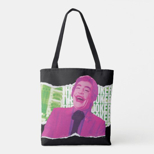 De Joker Scrapbook Lach Tote Bag (Achterkant)
