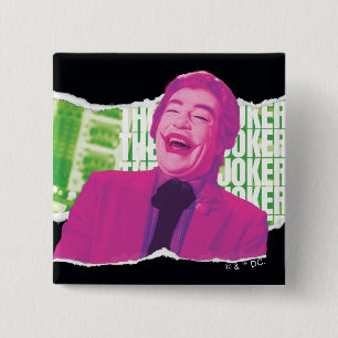 De Joker Scrapbook Lach Vierkante Button 5,1 Cm