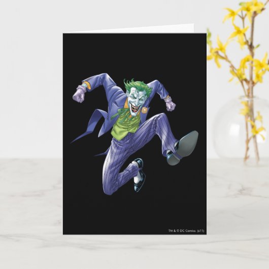 De joker springt kaart (Gele Bloem)