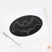 De Joker uit Batman (1989) Ovale Sticker (Envelop)