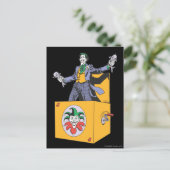 De joker uit de doos briefkaart (Staand voorkant)