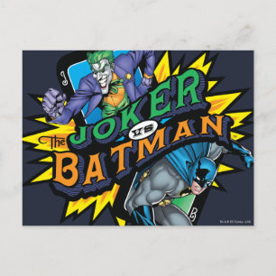 De Joker Vs Batman Briefkaart