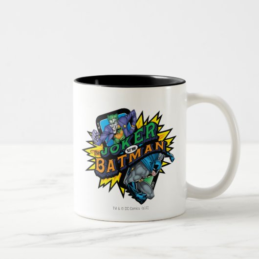 De Joker Vs Batman Tweekleurige Koffiemok (Rechts)