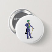 De joker ziet er goed uit ronde button 5,7 cm (Voorkant /achterkant)