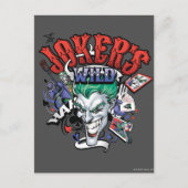 De joker's Wild Briefkaart (Voorkant)