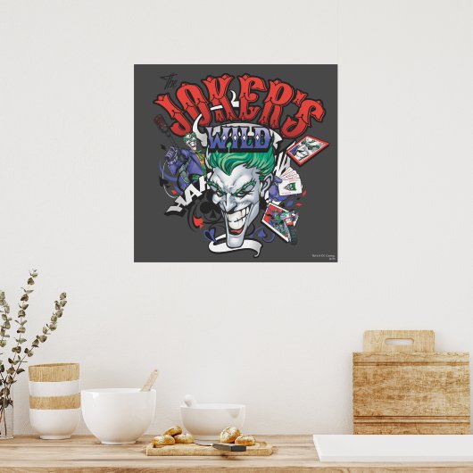 De joker's Wild Poster (Keuken)
