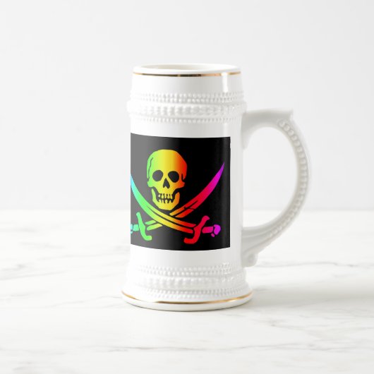 De Jolly RastafarI Beer Stein Bierpul (Rechts)