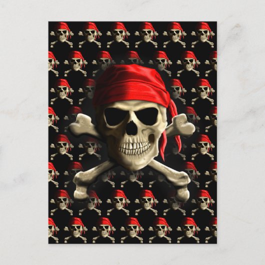 De Jolly Roger Briefkaart (Voorkant)