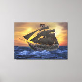 DE JOLLY ROGER CANVAS AFDRUK (Voorkant)