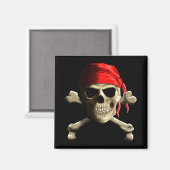 De Jolly Roger Magneet (Voorkant / Achterkant)