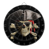 De Jolly Roger Pirate Skull Dartbord (Voorkant)