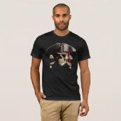 De Jolly Roger Pirate Skull T-shirt (Voorkant volledig)