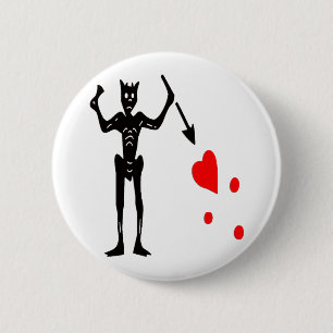 De Jolly Roger Ronde Button 5,7 Cm