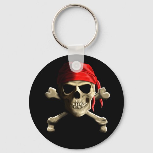 De Jolly Roger Sleutelhanger (Voorkant)