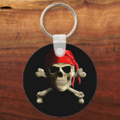 De Jolly Roger Sleutelhanger (Voorkant)